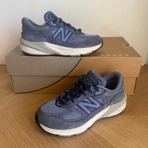 New Balance 990 V6 ‘Purple Navy’ Kids Sneakers - SZ 13 C